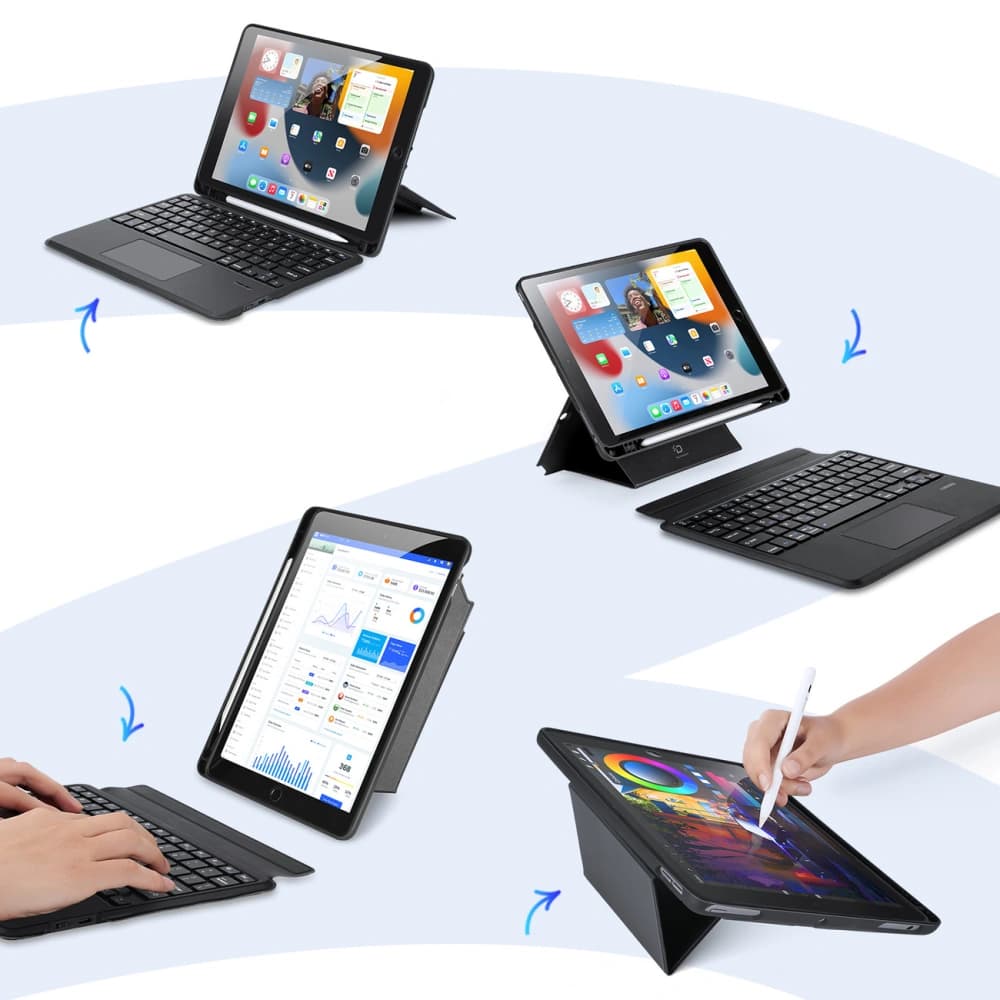 Etui z klawiaturą Dux Ducis DK Apple iPad 10.2 (7., 8. i 9 generacji)/iPad Air 10.5 (3. generacji) /iPad Pro 10.5 (2. generacji) czarne - 7