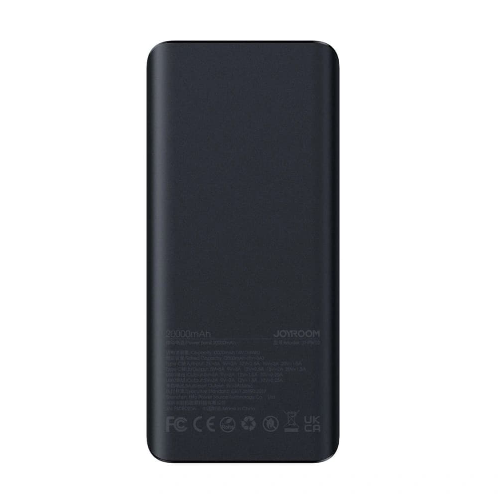 Joyroom JR-PBF03 powerbank 30000mAh 30W + USB-A / USB-C cable 25cm black - 2