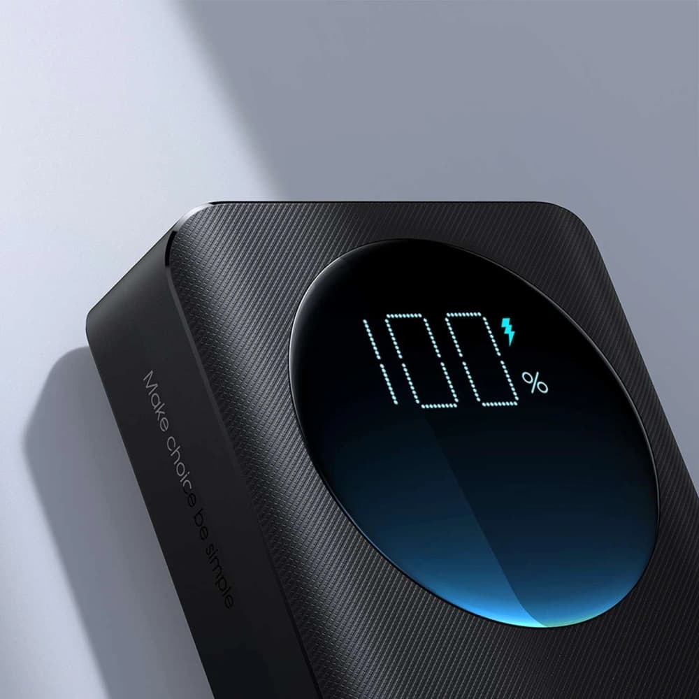 Joyroom JR-PBF03 powerbank 30000mAh 30W + USB-A / USB-C cable 25cm black - 11