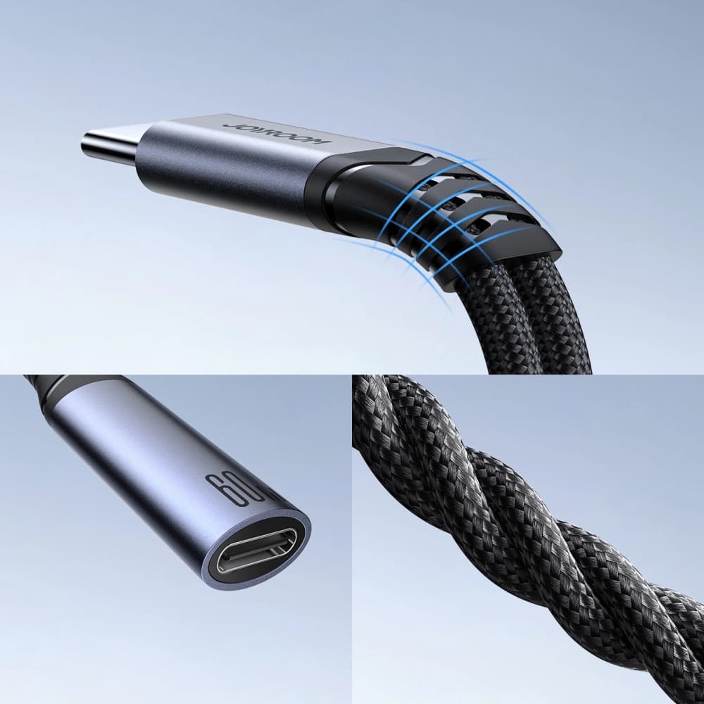 Joyroom SY-C02 DAC adapter 2in1 USB-C / USB-C, mini jack 3.5mm black - 11