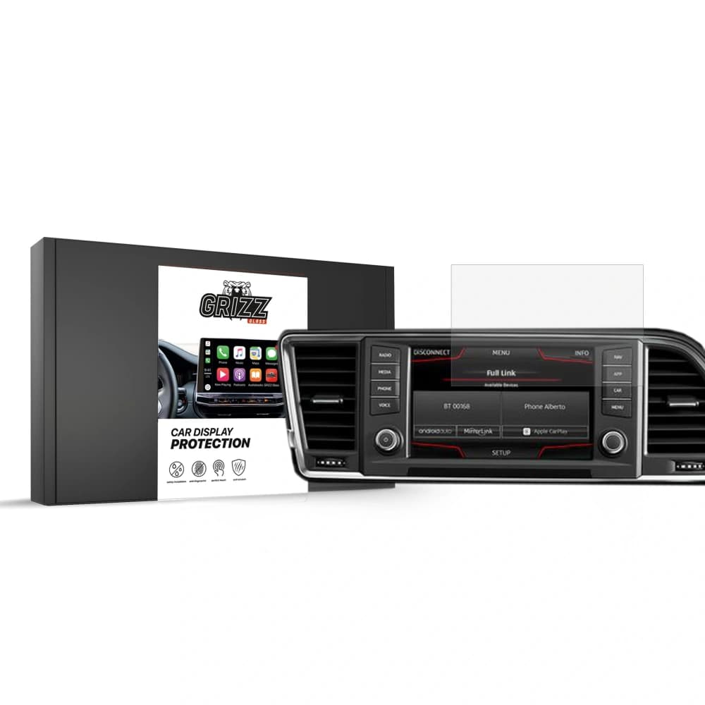 Ceramic GrizzGlass CarDisplay Protection Seat Ateca 8" 2016-2019 - 1