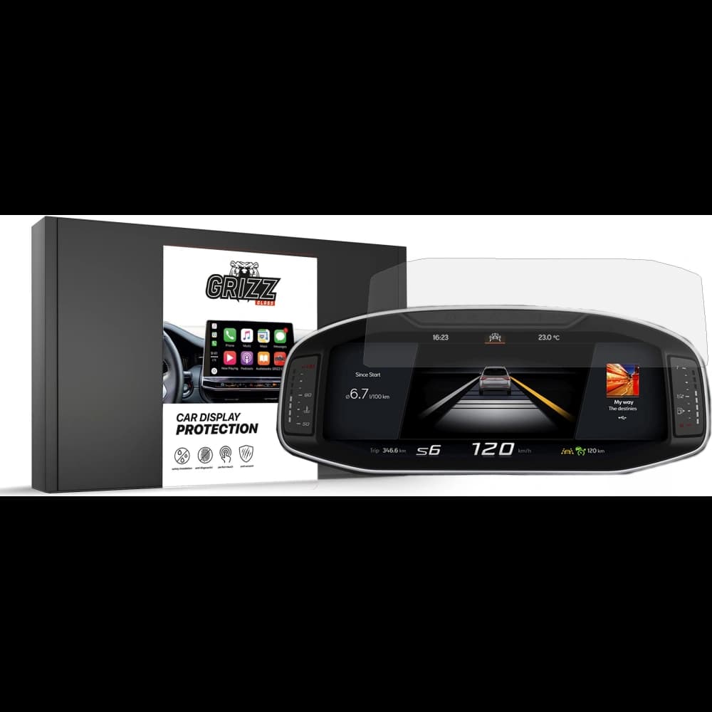 Ceramic GrizzGlass CarDisplay Protection Seat Ibiza 5 Virtual Cockpit 10,25" 2020-2025 - 1