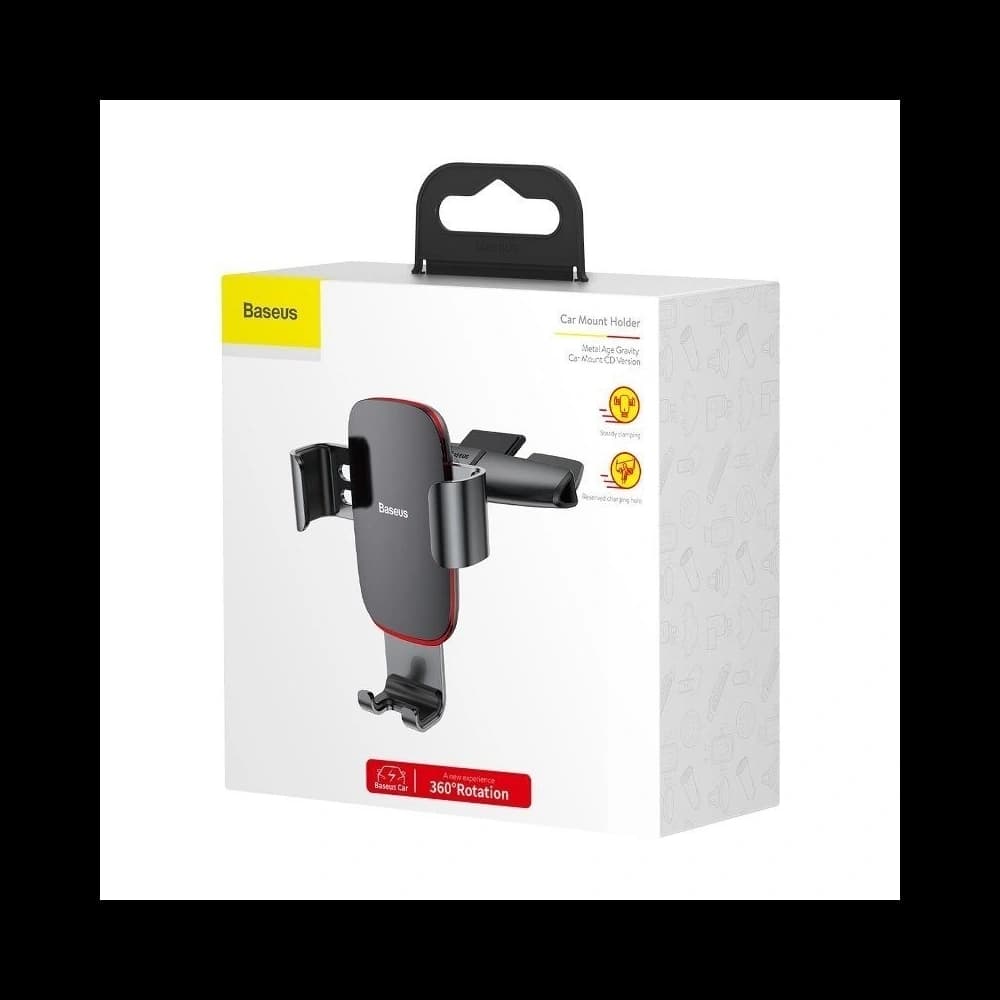 Baseus Schwerkraftbefestigung Metal Age für CD-Einschub (schwarz) - 7