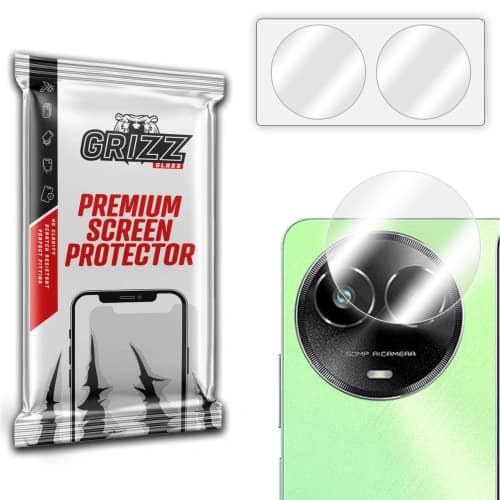 Glas für die Kamera GrizzGlass HybridGlass für Realme C67