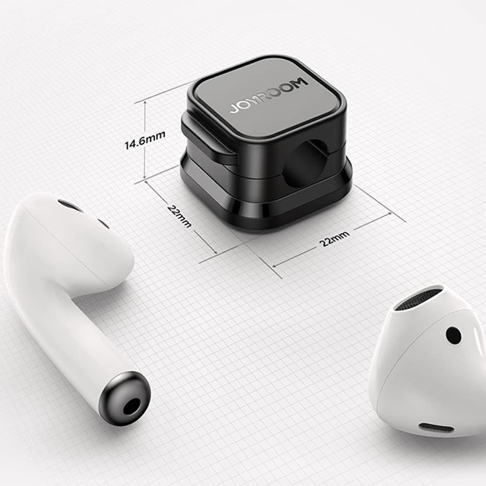 Joyroom JR-ZS368 cable organizer magnetic black [3 PACK] - 13