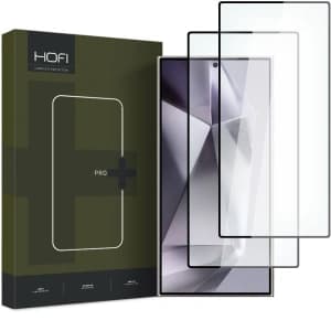 Gehärtetes Glas Hofi Glass Pro+ Samsung Galaxy S24 Ultra Schwarz [2 PACK]