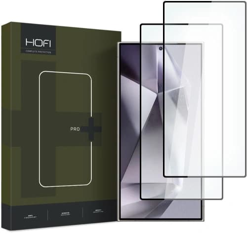 Gehärtetes Glas Hofi Glass Pro+ Samsung Galaxy S24 Ultra Schwarz [2 PACK]