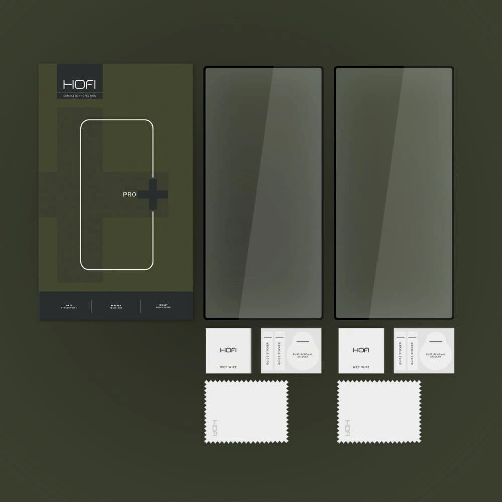 Hofi Glass Pro+ Samsung Galaxy S24 Ultra Black [2 PACK] - 4