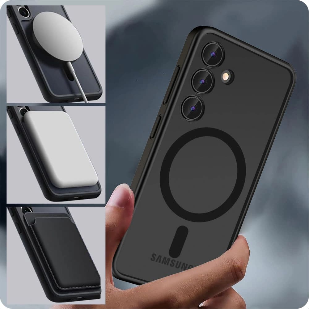 Tech-Protect MagMat MagSafe Samsung Galaxy S24 Matte Black - 2