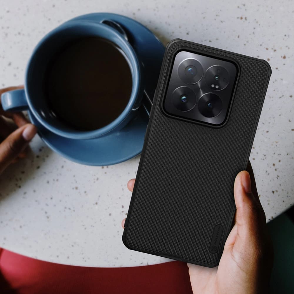 Case Nillkin Super Frosted Shield Pro Xiaomi 14 Pro schwarz - 12