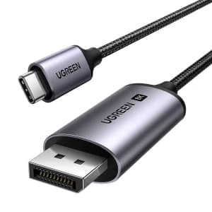 UGREEN CM556 cable USB-C / DisplayPort 8K 1m black
