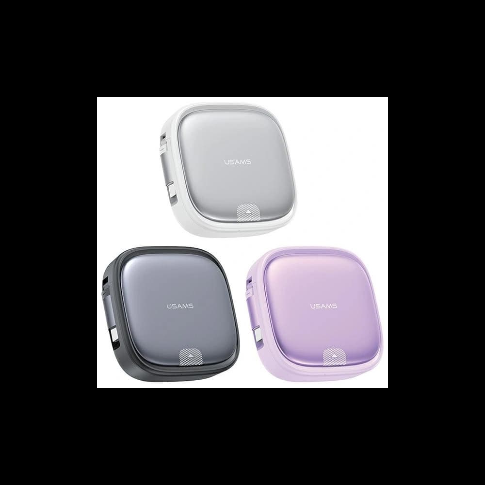 USAMS US-SJ650 3in1 cable MicroUSB / USB-C / Lightning 60W silver - 2