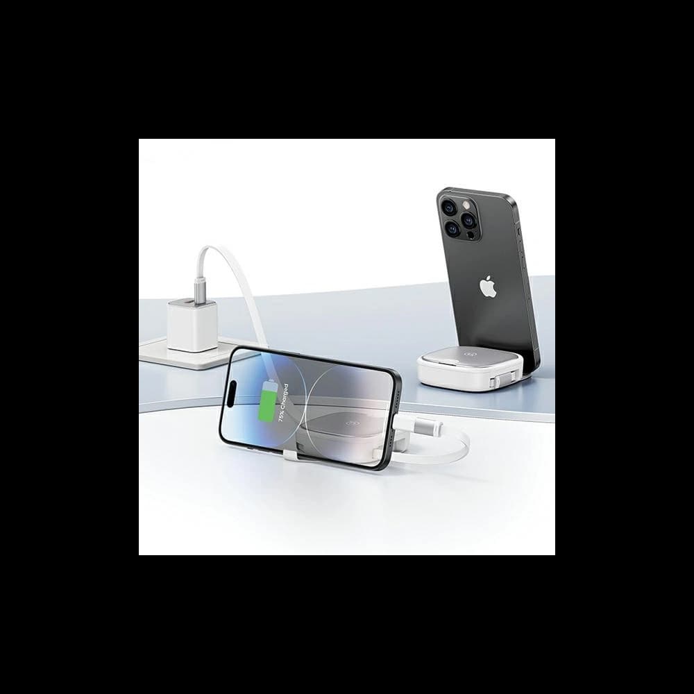 USAMS US-SJ650 3in1 cable MicroUSB / USB-C / Lightning 60W silver - 10