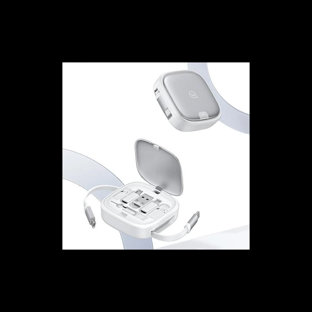 Kabel 3in1 USAMS US-SJ650 MicroUSB / USB-C / Lightning 60W Stahl / Tarnung - 3