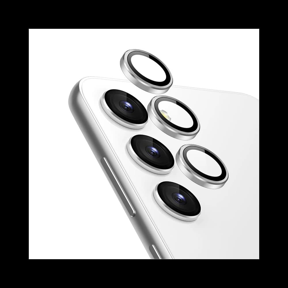 Gehärtetes Glas für das Kameraobjektiv Crong Lens Ring Samsung Galaxy S24 transparent - 1