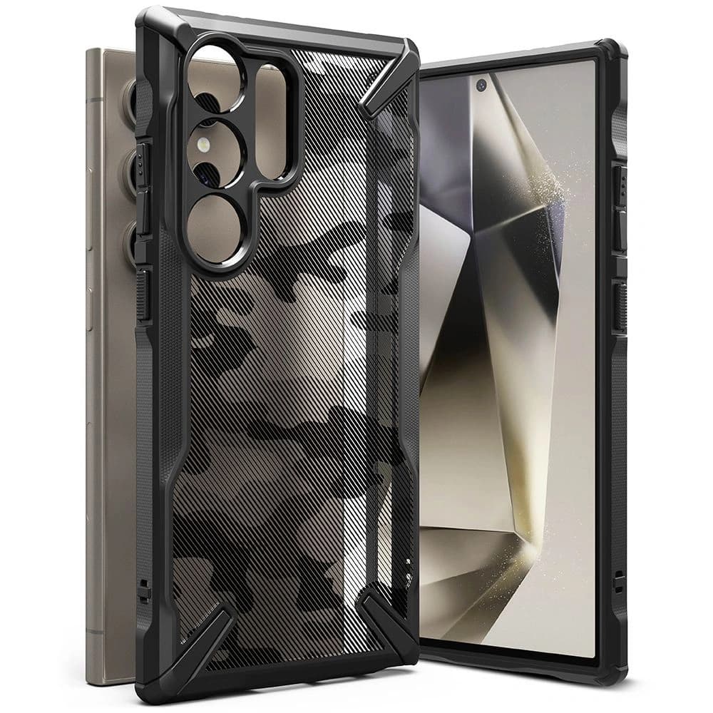 Ringke Fusion-X Samsung Galaxy S24 Ultra Camo Black - 1