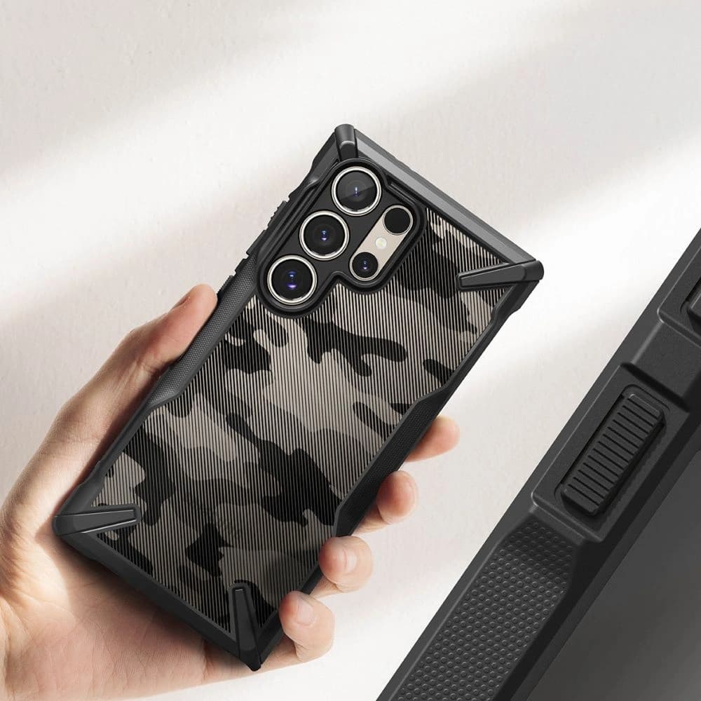 Ringke Fusion-X Samsung Galaxy S24 Ultra Camo Black - 7