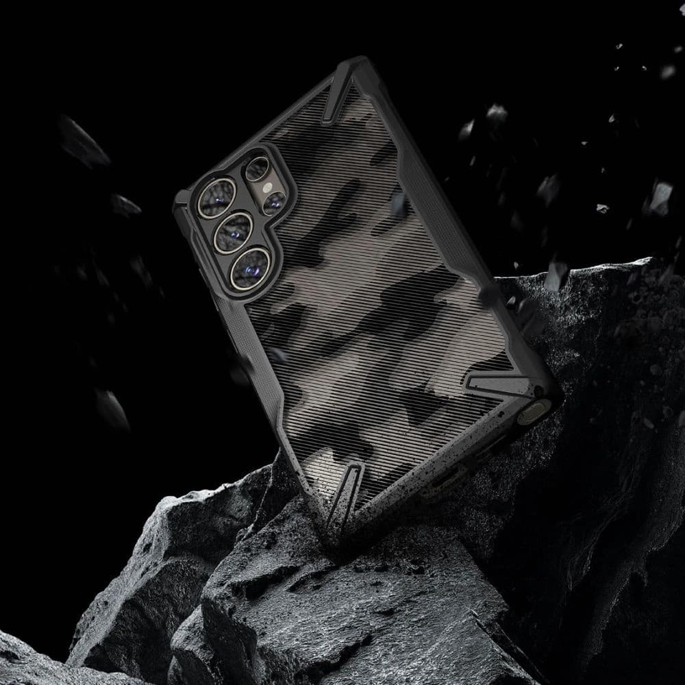 Ringke Fusion-X Samsung Galaxy S24 Ultra Camo Black - 10