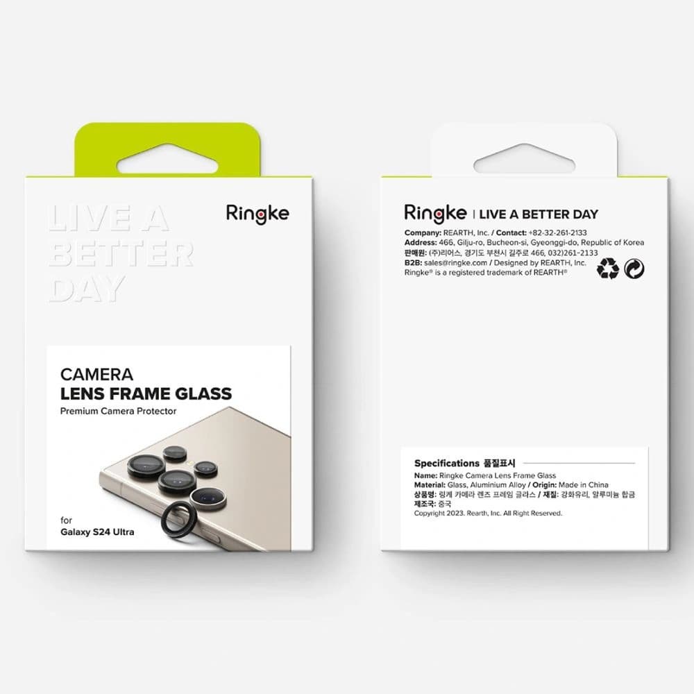 Ringke Camera Frame Protector Samsung Galaxy S24 Ultra Black - 8