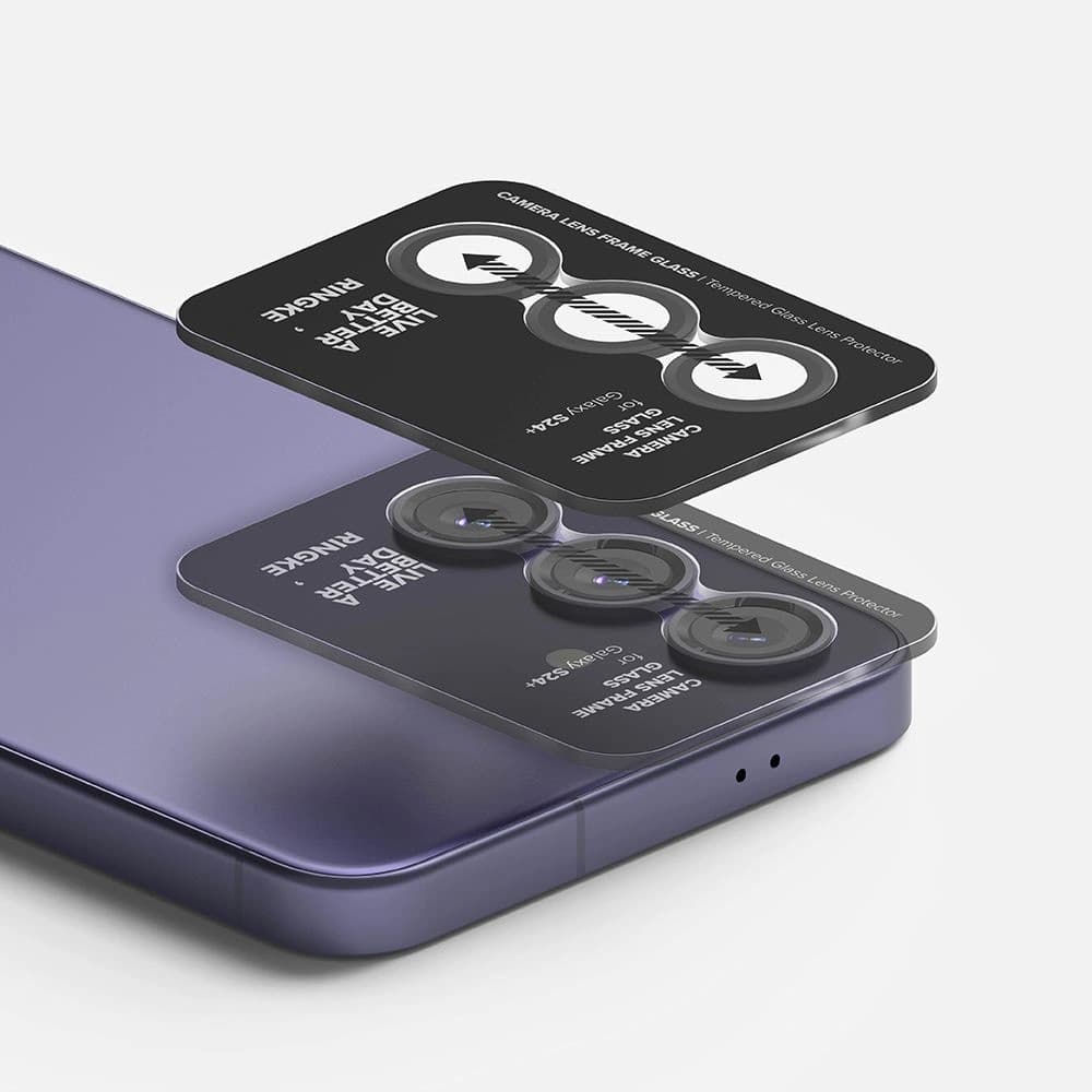 Überzug Ringke Kamera-Rahmen-Schutz Samsung Galaxy S24 Schwarz - 5