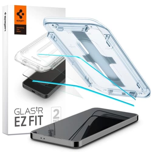 Spigen GLAS.tR ez Fit Samsung Galaxy S24+ Plus Clear [2 PACK]