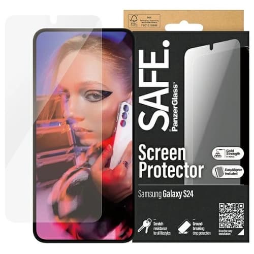 SAFE by PanzerGlass Samsung Galaxy S24 Screen Protection Ultra-Wide Fit