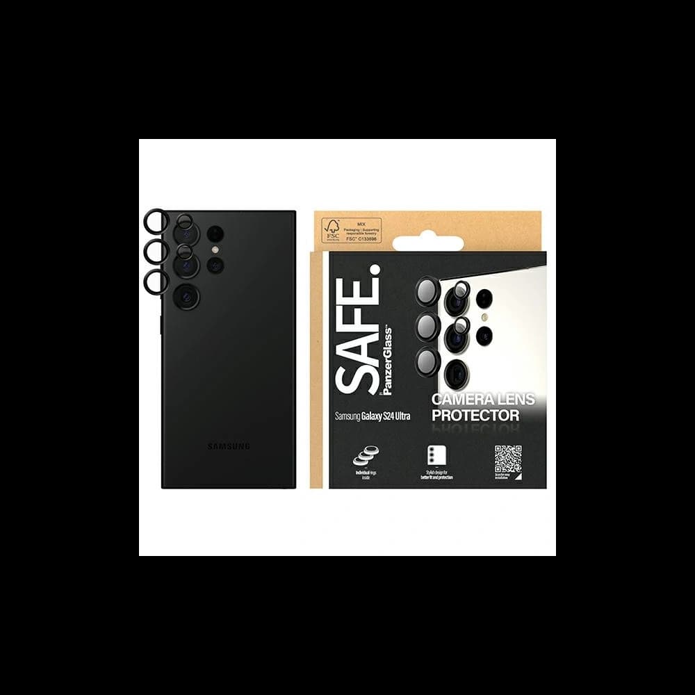 SAFE by PanzerGlass Samsung Galaxy S24 Ultra Hoops Camera black - 1