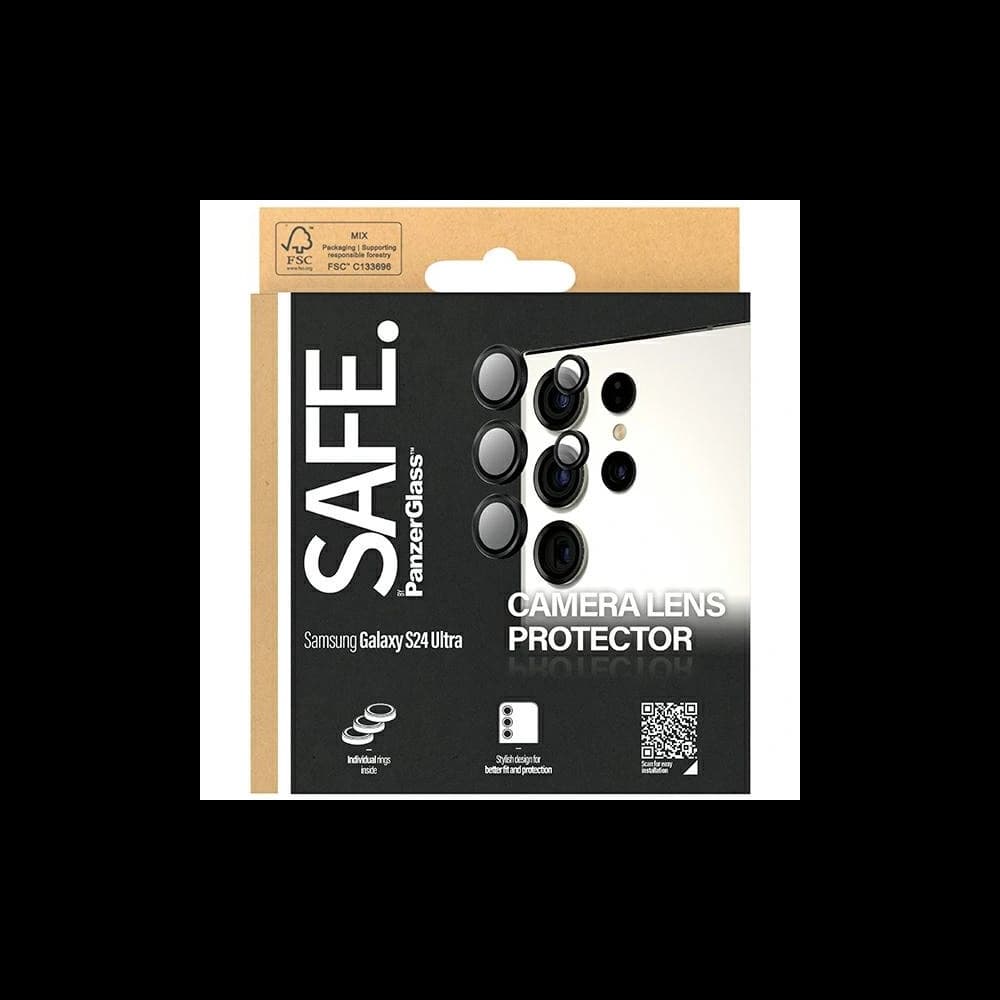 SAFE by PanzerGlass Samsung Galaxy S24 Ultra Hoops Camera black - 4