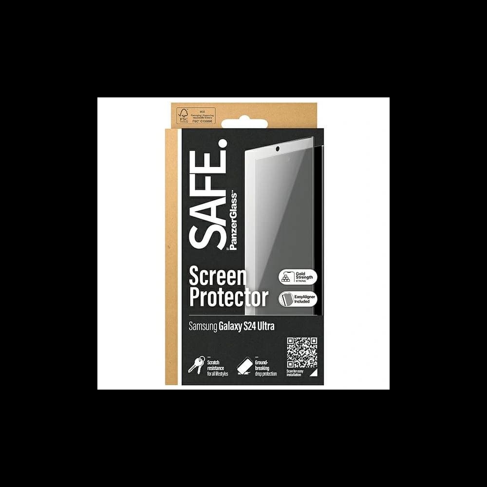 Hartglas SAFE von PanzerGlass Samsung Galaxy S24 Ultra Bildschirmschutz Ultra-Breitpassform - 4