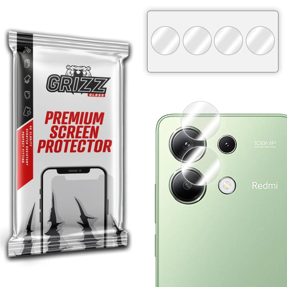 Glas für die Kamera GrizzGlass HybridGlass Kamera für Xiaomi Redmi Note 13 4G - 1