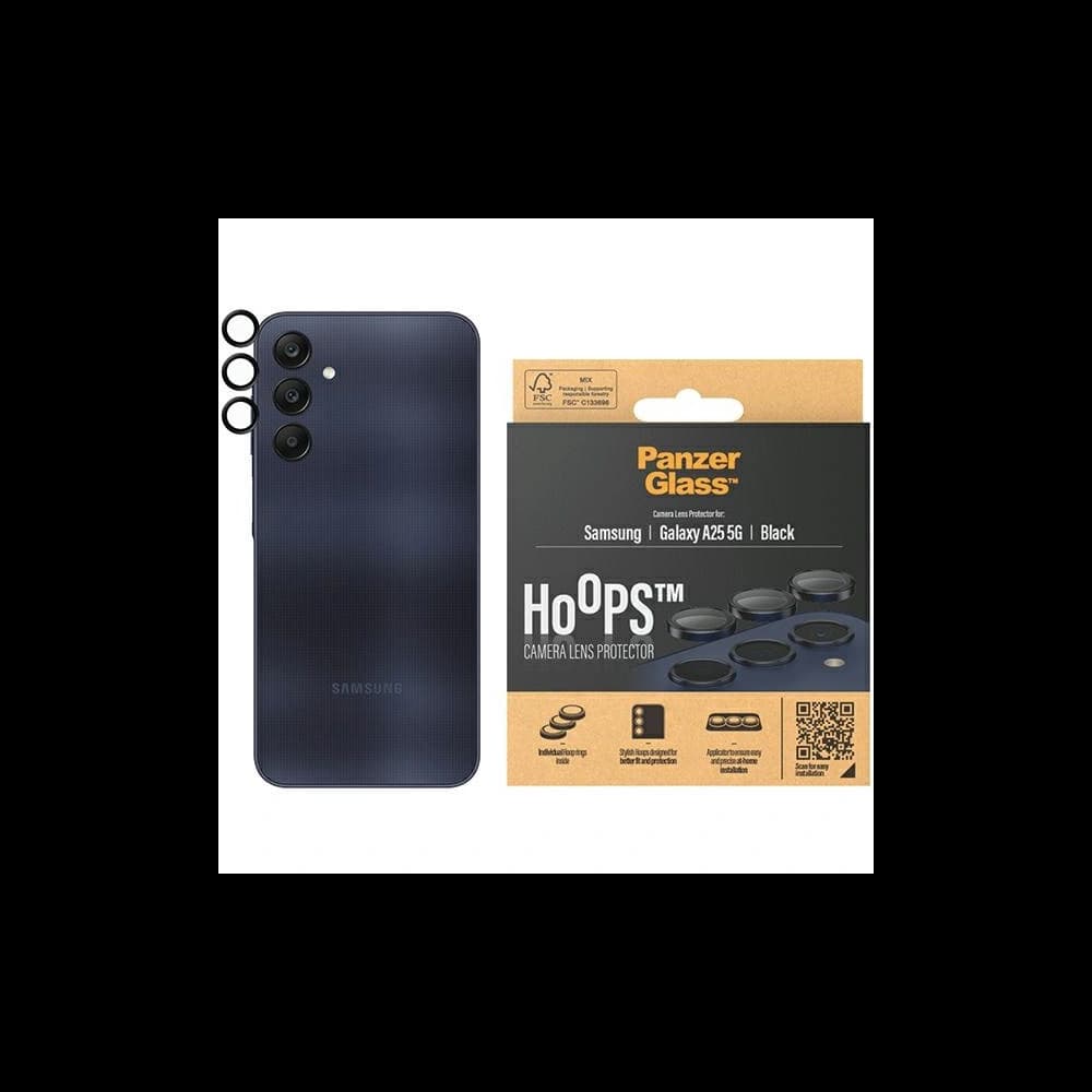 PanzerGlass Hoops Camera Samsung Galaxy A25 5G black - 1