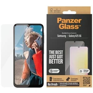Gehärtetes Glas PanzerGlass Ultra-Wide Fit Samsung Galaxy A25 5G 5G Bildschirm Schutz