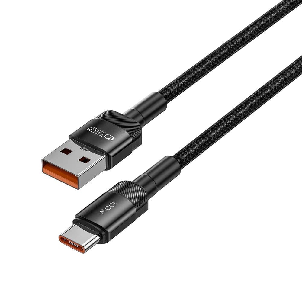 Kabel Tech-Protect Ultraboost Evo USB-A / USB-C 100W 5A 100cm Schwarz - 3
