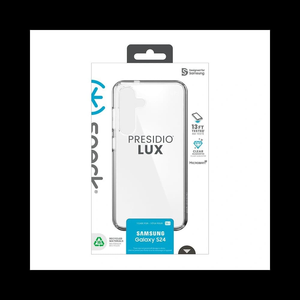 Speck Presidio Perfect-Clear Samsung Galaxy S24 clear/clear - 14