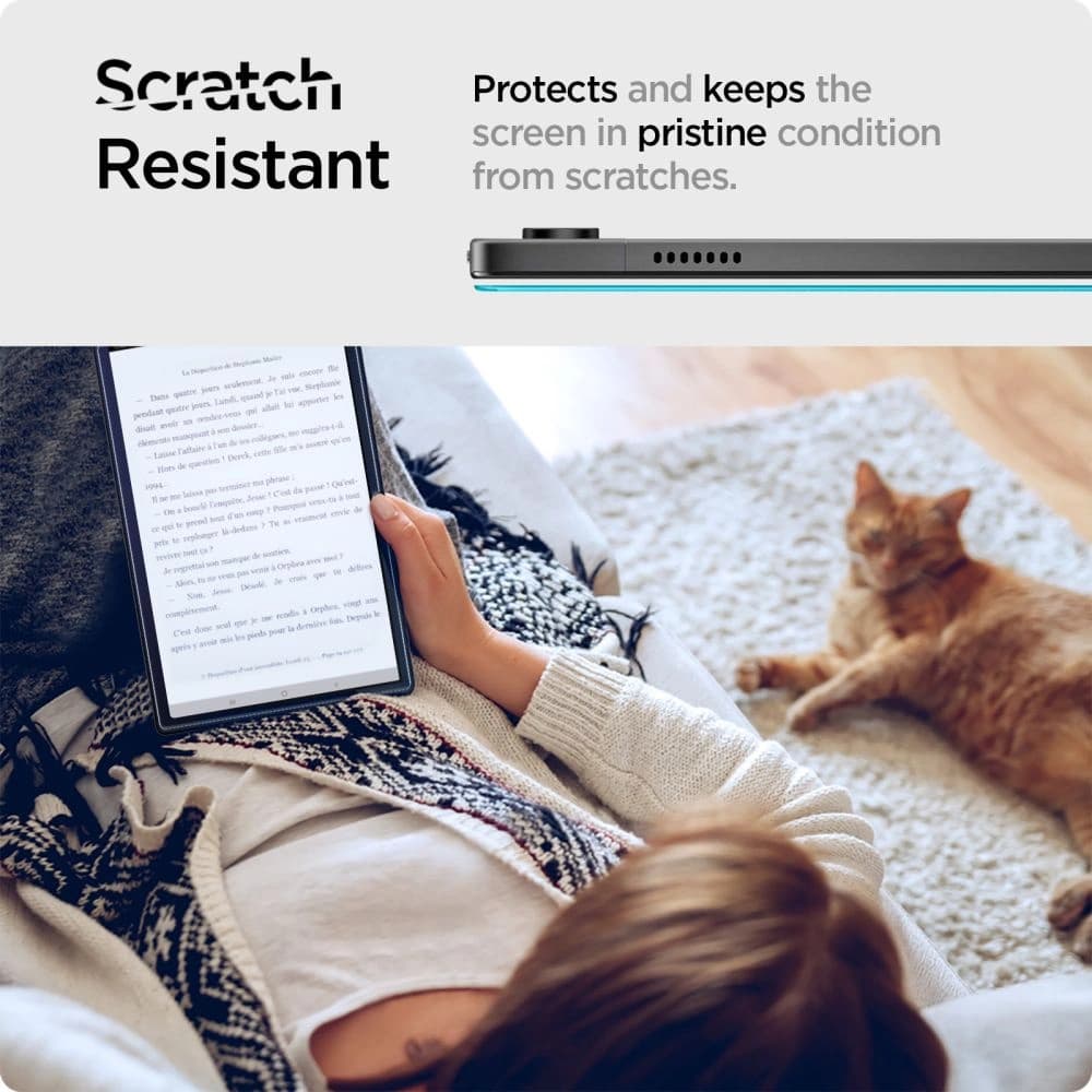 Spigen GLAS.tR Slim Samsung Galaxy Tab A9+ Plus X210 / X215 / X216 Clear - 8