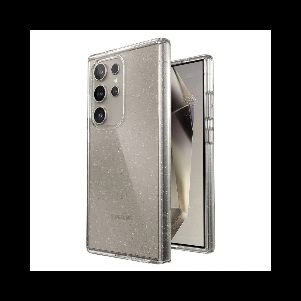 Case Speck Presidio Lux Glitter Samsung Galaxy S24 Ultra klar/gold Glitzer - 7