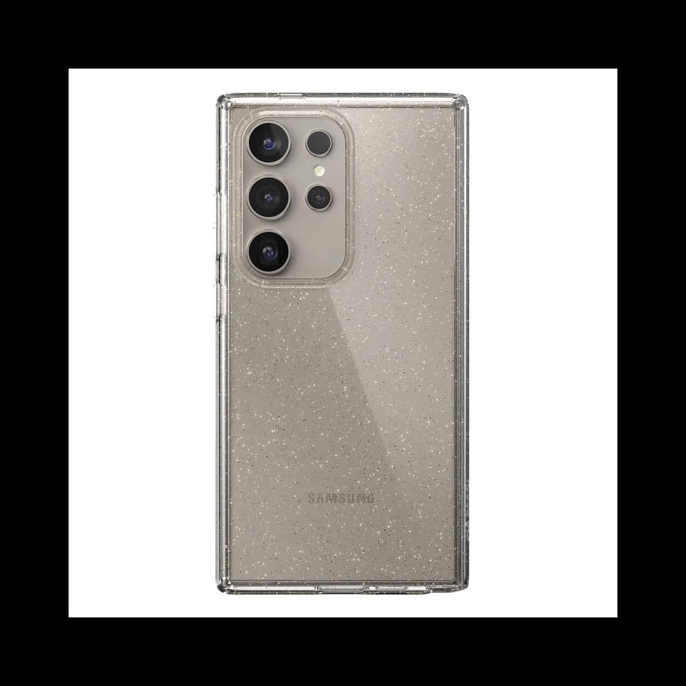 Case Speck Presidio Lux Glitter Samsung Galaxy S24 Ultra klar/gold Glitzer - 8