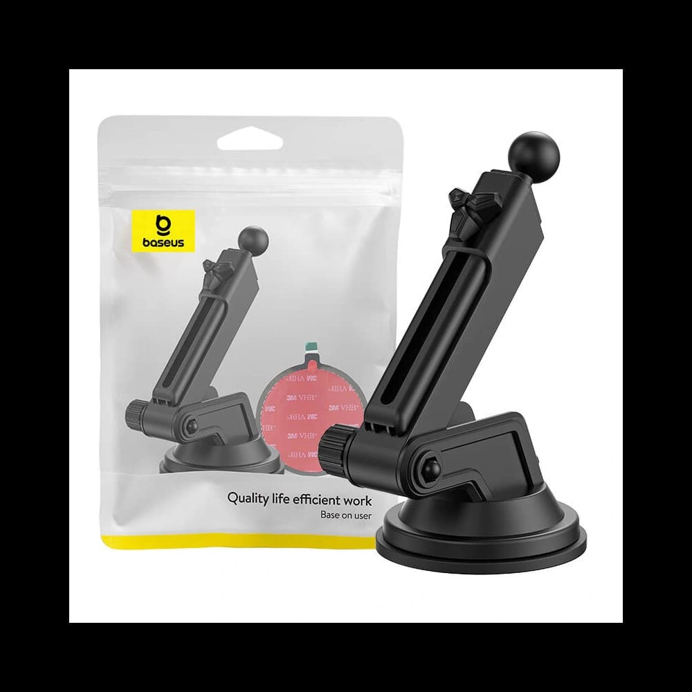 Baseus Milky Way Pro Series car holder base with suction cup black - 3