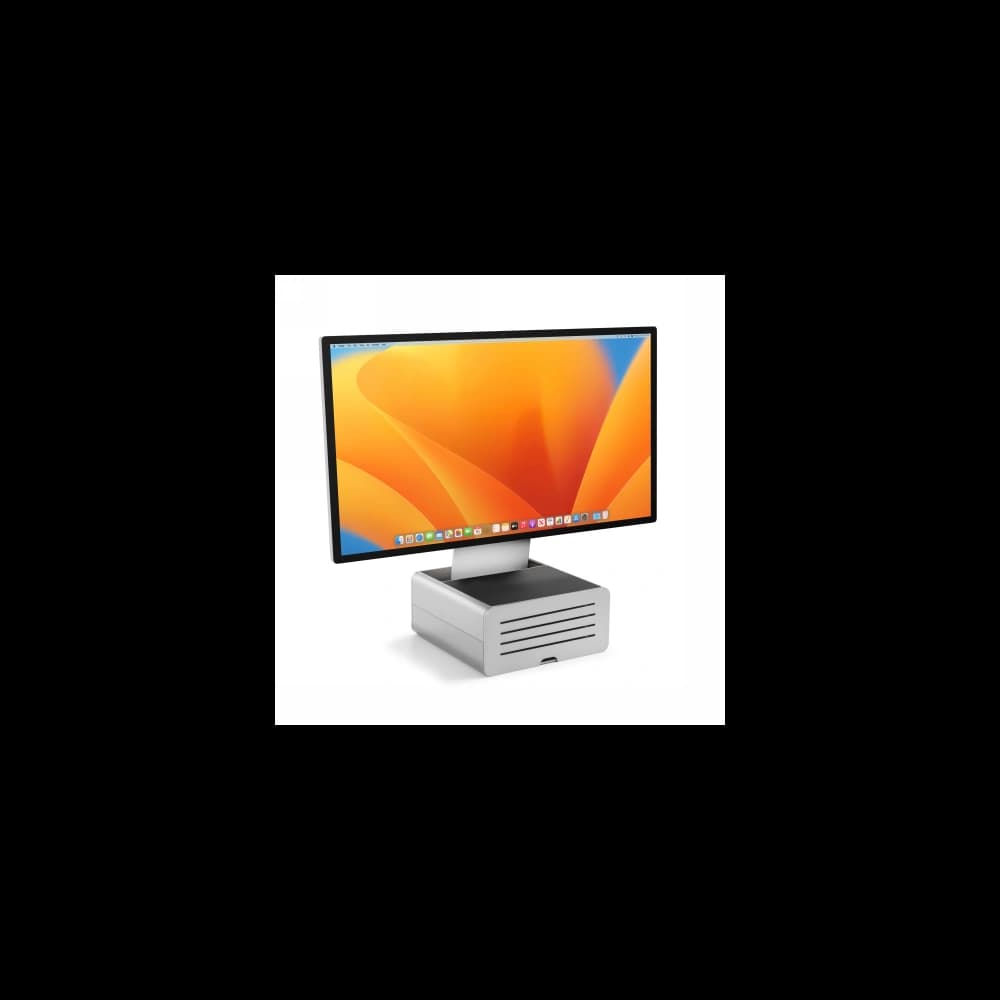 Aluminiumständer Twelve South HiRise Pro für iMac und Apple Studio Display mit Stauraum (silber) - 1