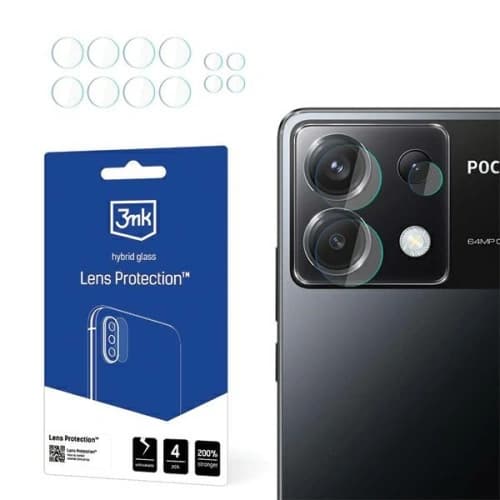 3MK Lens Protect Poco X6 5G [4 PACK]