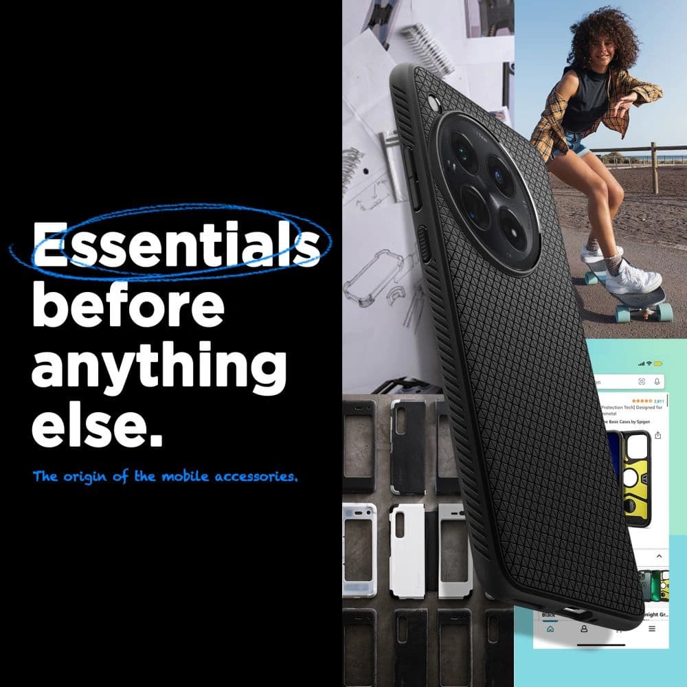 Spigen Liquid Air OnePlus 12 Matte Black - 15