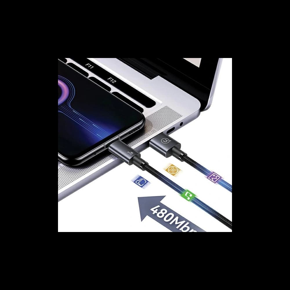 Kabel USAMS US-SJ668 USB-A / Micro-USB 2A 1,2m Schnellladung Stahl/Anlauf - 6