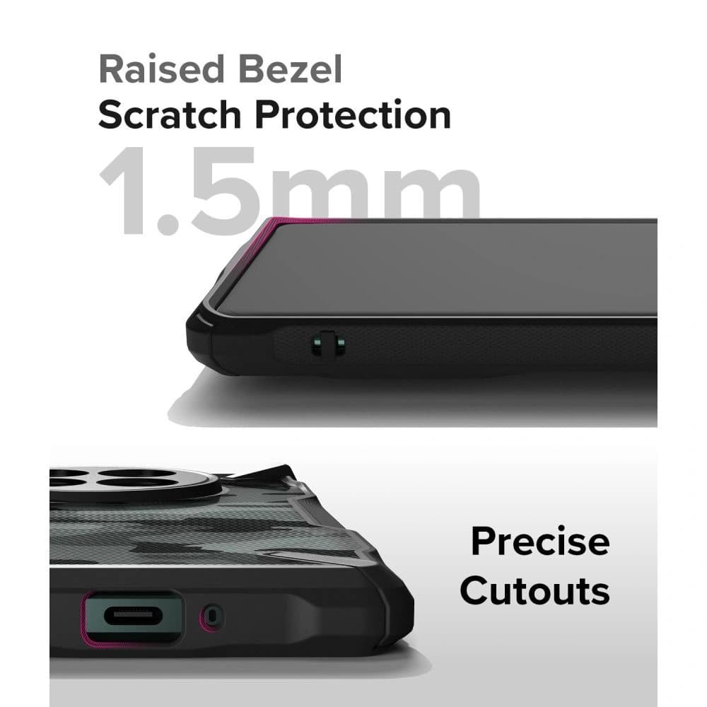 Ringke Fusion-X OnePlus 12 Camo Black - 6