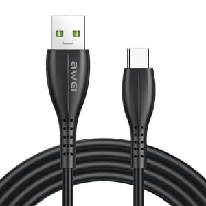 AWEI CL-115T USB-A / USB-C cable 2.4A black