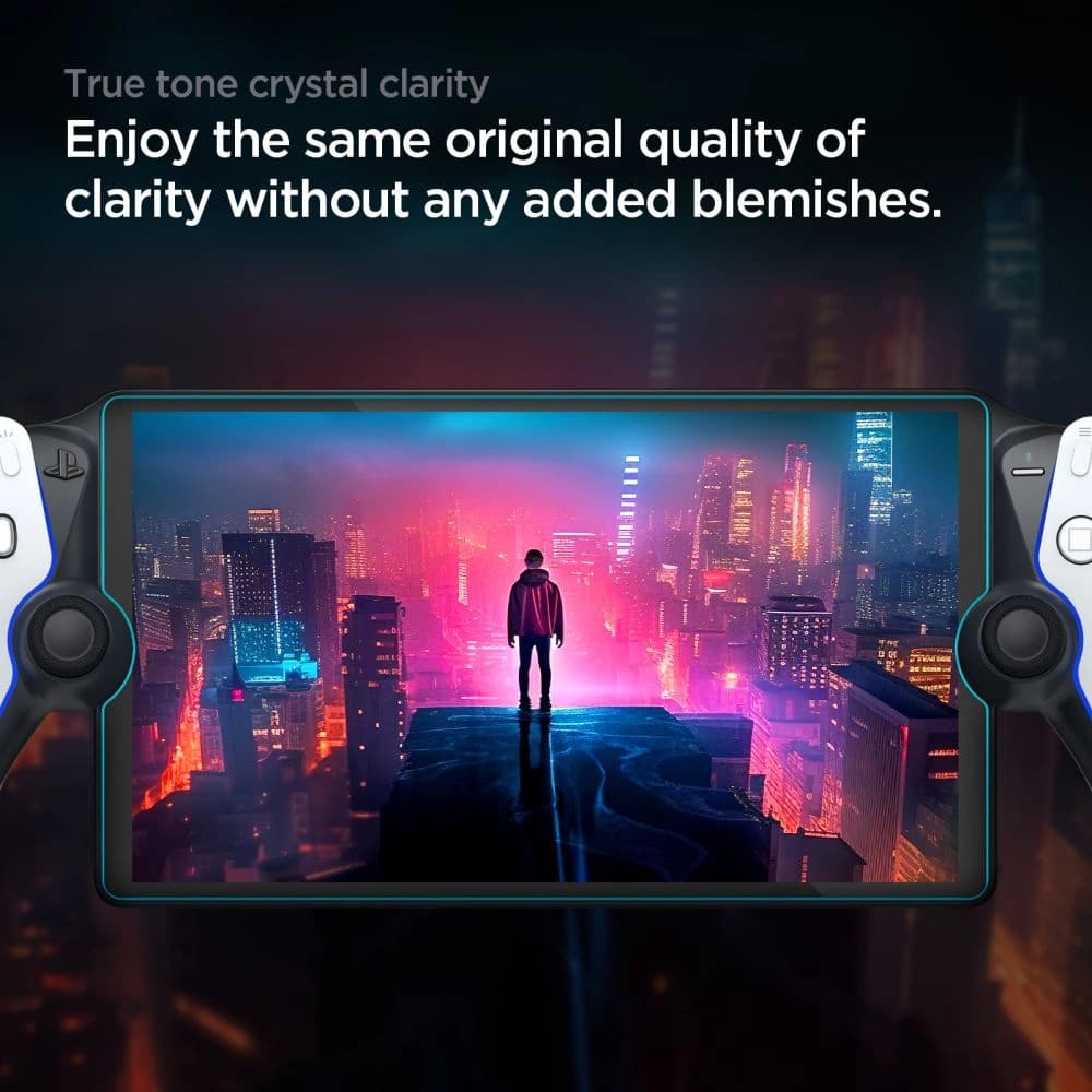 Gehärtetes Glas Spigen GLAS.tR ez Fit Sony Playstation Portal Clear - 10