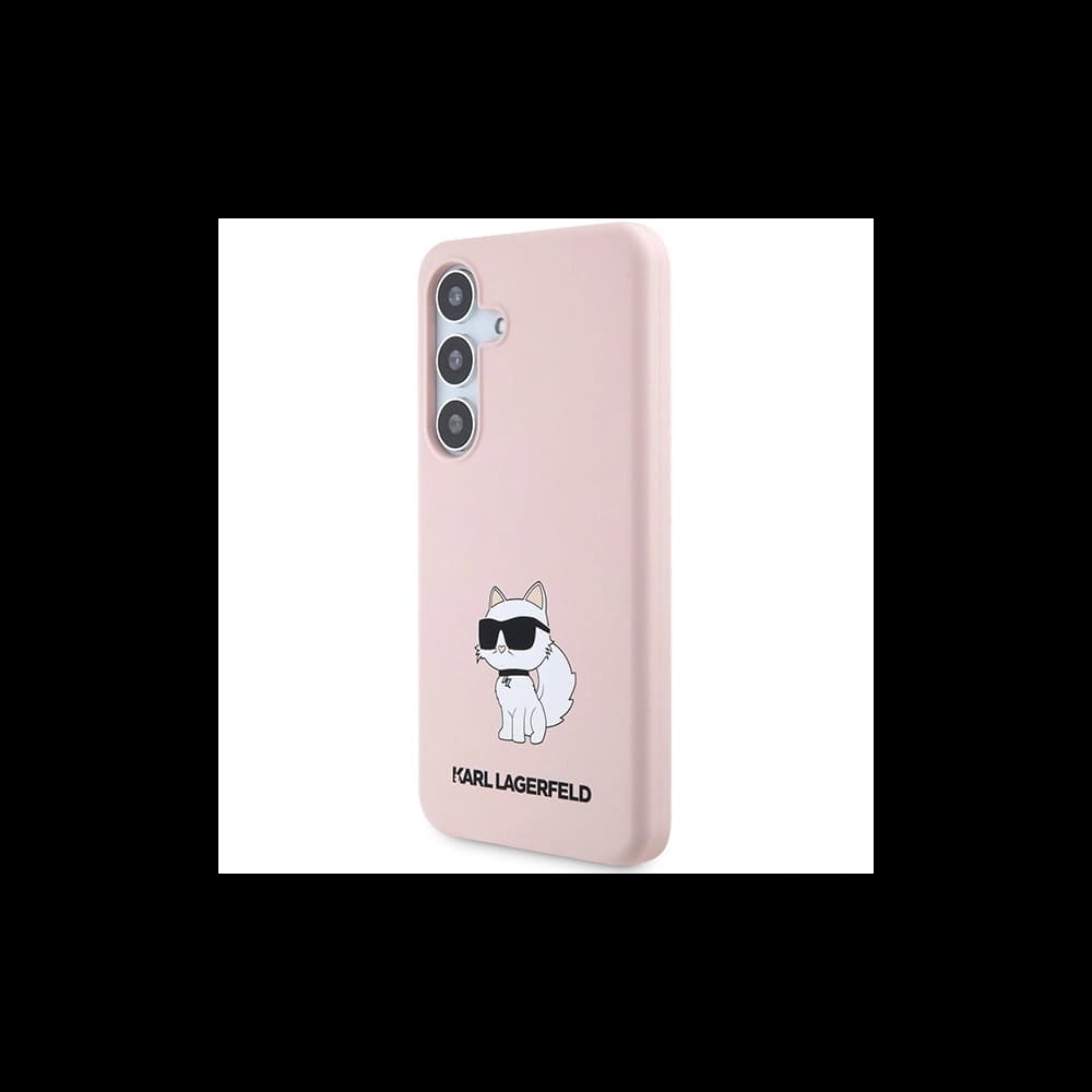 Case Karl Lagerfeld KLHCS24MSNCHBCP Samsung Galaxy S24+ Plus Hartschale Silikon Choupette rosa/pink - 2