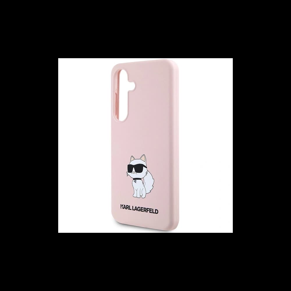 Case Karl Lagerfeld KLHCS24MSNCHBCP Samsung Galaxy S24+ Plus Hartschale Silikon Choupette rosa/pink - 6