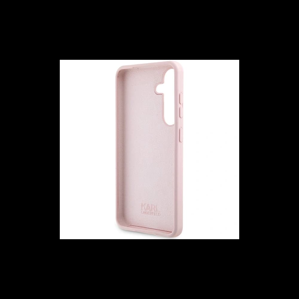 Case Karl Lagerfeld KLHCS24MSNCHBCP Samsung Galaxy S24+ Plus Hartschale Silikon Choupette rosa/pink - 7