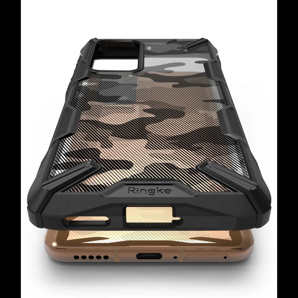 [OUTLET] Case Ringke Fusion-X Huawei P40 Camo (Moro) Schwarz - 7