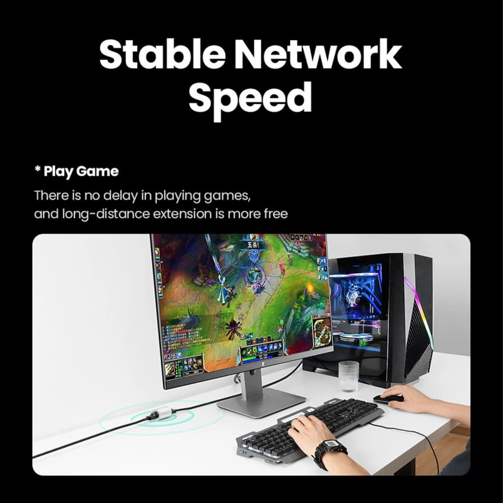 UGREEN NW116 RJ45 / RJ45 network connector white - 8